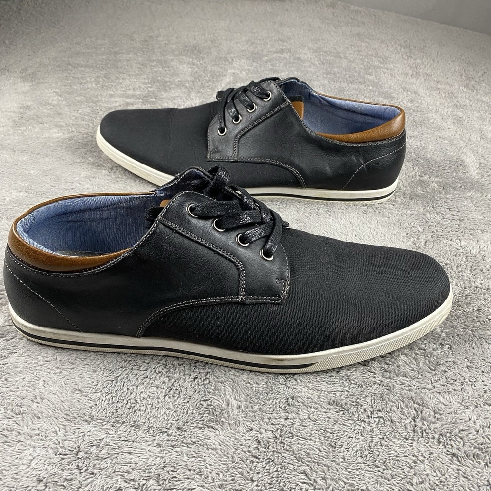 Bruno Marc Rivera Oxford Sneaker Shoes Mens 10.5 Black Lace Up‎